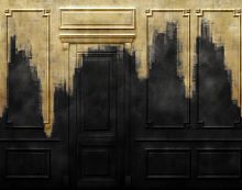 Чёрные фотообои Factura Ar-Deco PALAZZO 5